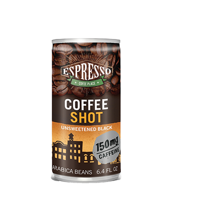 Coffee shot drink in can